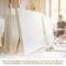 4 x 12 inch Stretched Canvas 12-Ounce Triple Primed, 6-Pack - Professional Artist Quality White Blank 3/4" Profile, 100% Cotton, Heavy-Weight Gesso